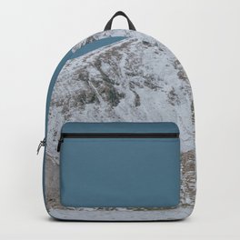Winter Snow Mountains Landscape  Backpack