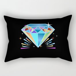 Diamond Gem Jewelry Rectangular Pillow