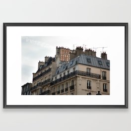 Paris Rooftop Framed Art Print