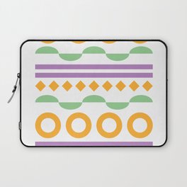 Patterned shape line collection 5 Laptop Sleeve