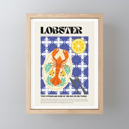 The Lobster Framed Mini Art Print