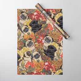 Because Pugs Autumn Wrapping Paper