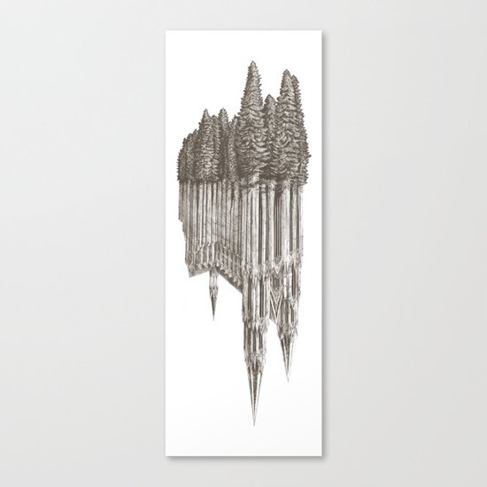 Gothic Revival on white Canvas Print