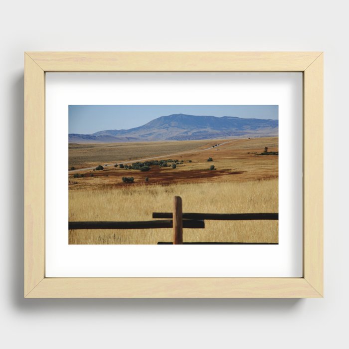 Wyoming Landscape 2008 #1 Recessed Framed Print