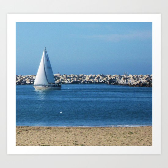 Sail Boat Art Print