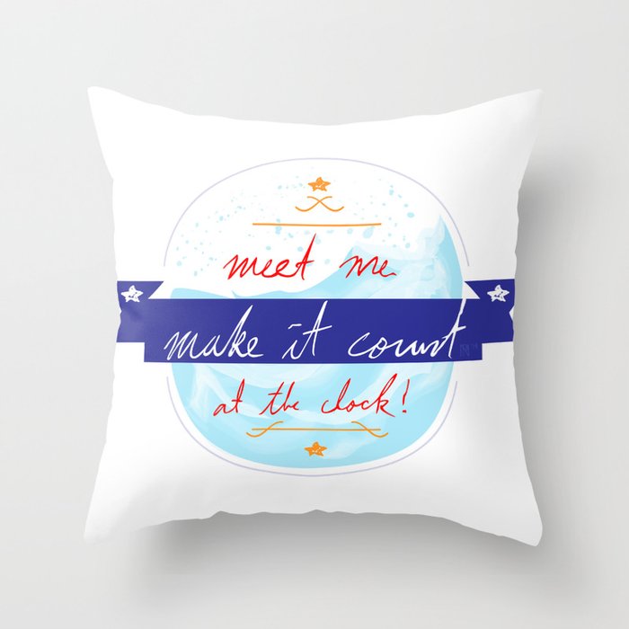 Make It Count Throw Pillow