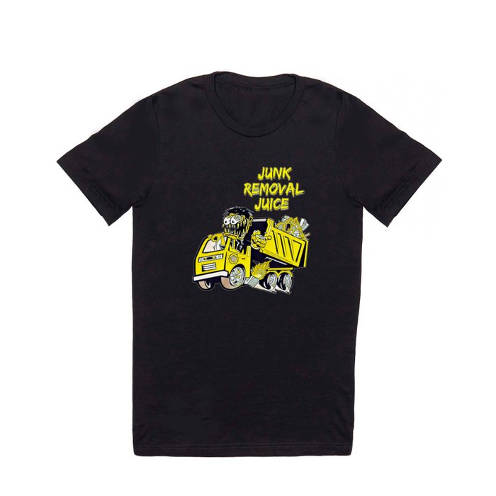 Junk Removal Juice - Retro Print T Shirt
