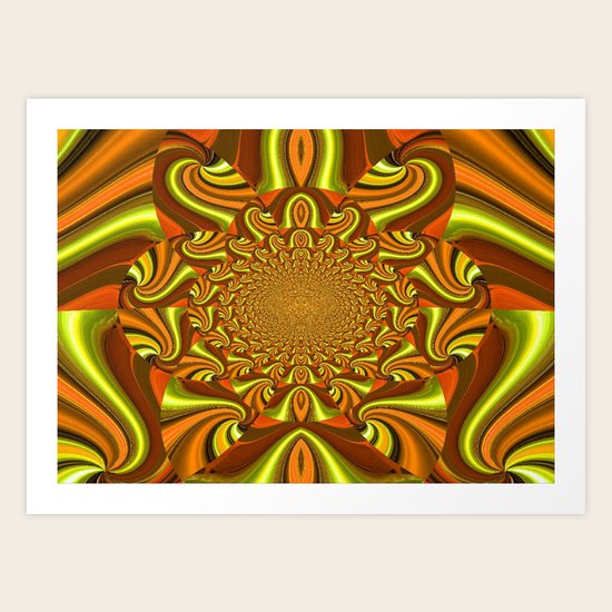 Gold Art Print