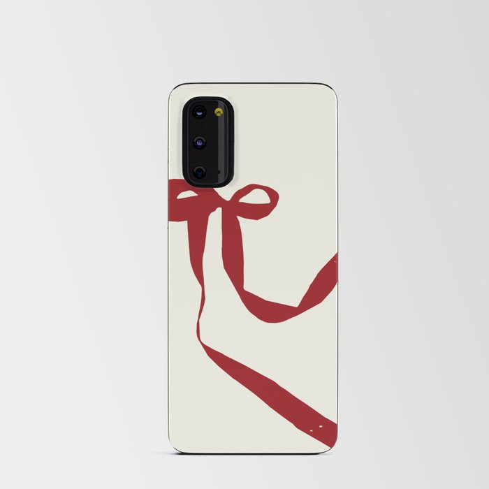 Red Bow Android Card Case