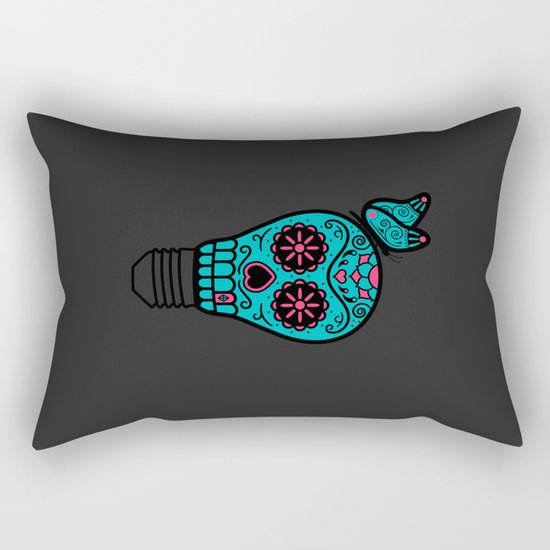 Noche de los Muertos Rectangular Pillow