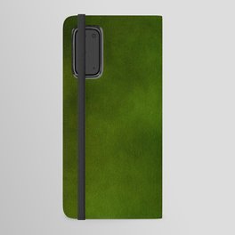 Green Color Velvet Android Wallet Case