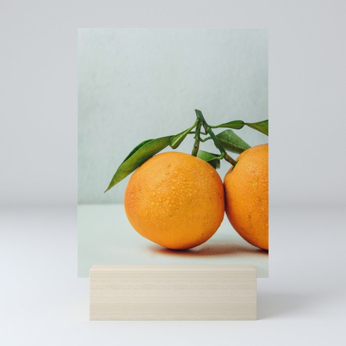 Fresh Oranges Mini Art Print