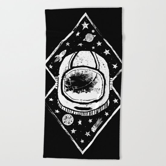 Space Traveller Beach Towel