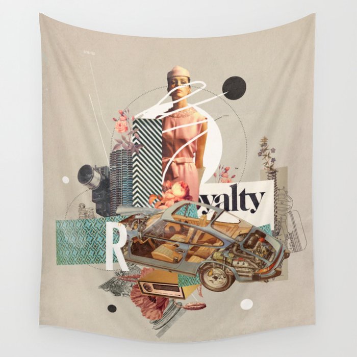 Spirited Royalty Wall Tapestry