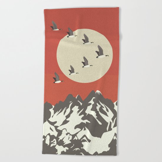 Migration Beach Towel