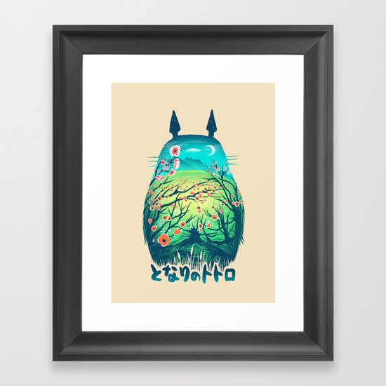 He Is My Neighbor Framed Art Print