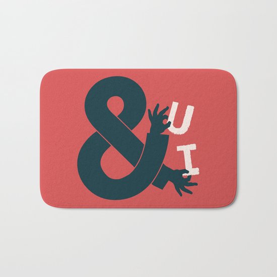 You and I, Ampersand Bath Mat
