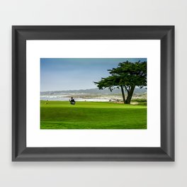 Pebble Beach Golf Course, California Framed Art Print