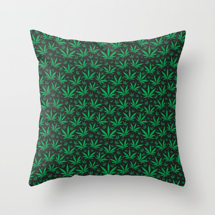 Marijuana CBD Throw Pillow