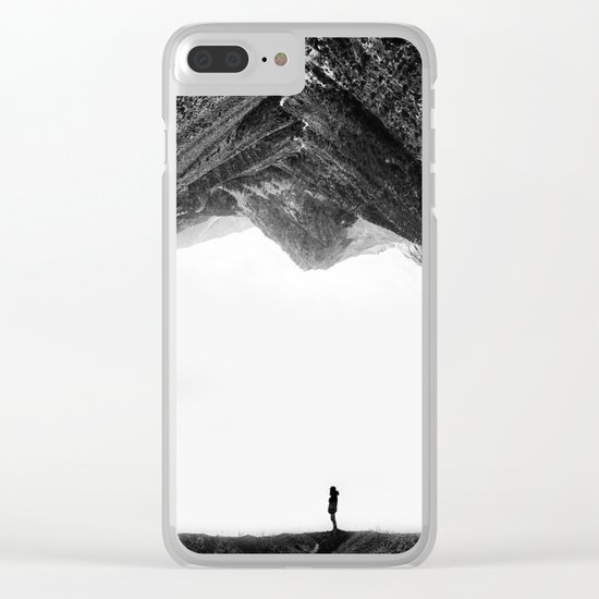 Lost in isolation Clear iPhone Case