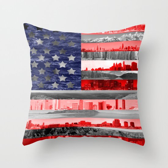 My America Throw Pillow
