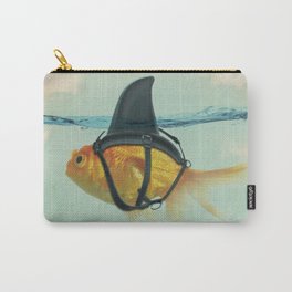 Brilliant Disguise Carry-All Pouch | Clouds, Water, Digital, Goldfish, Graphicdesign, Sharkfin, Sky, Fin, Fish, Shark 