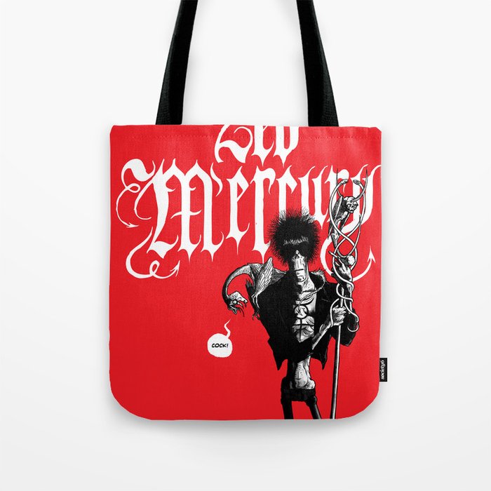 Zed Mercury RED print Tote Bag