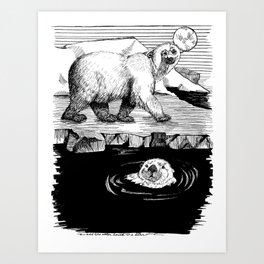 And the Otter Loved the Bear Art Print |  