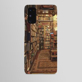 Warm & cozy bookshop in Scotland Android Case