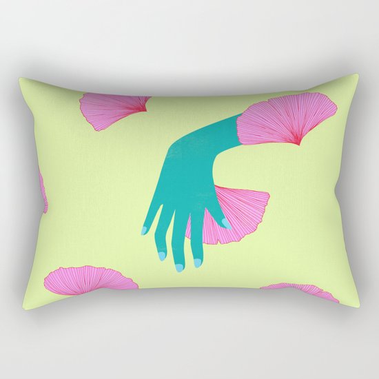 tired of indecision Rectangular Pillow