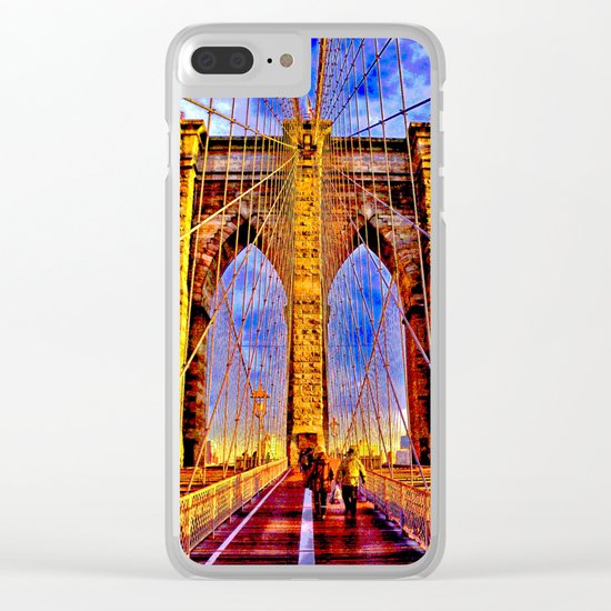 Brooklyn bridge NY Clear iPhone Case
