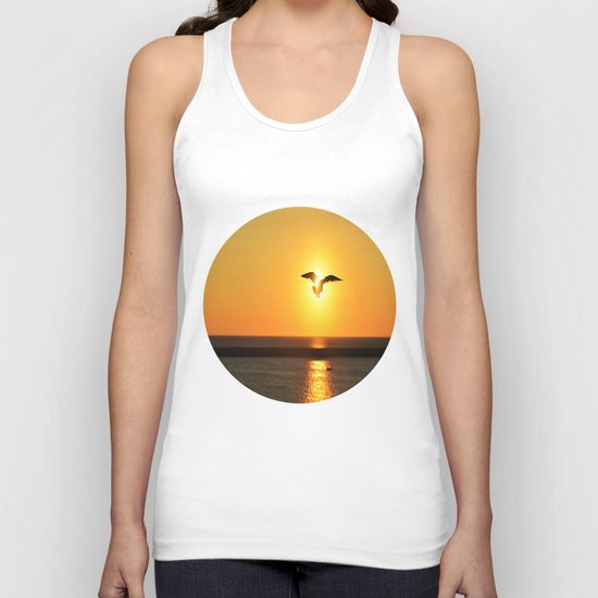 Icarus Vacationing in San Diego, California Unisex Tank Top