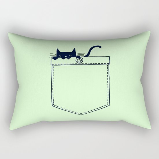 Po(CAT) Rectangular Pillow