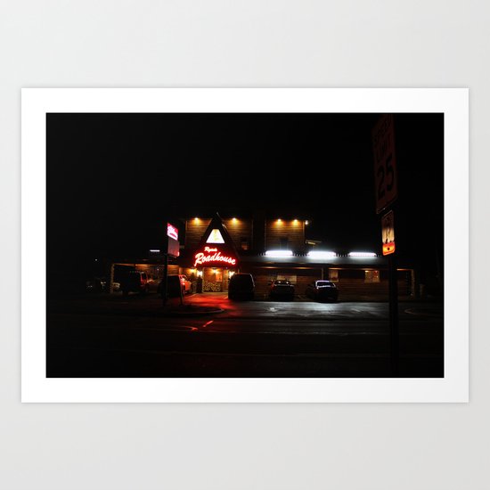 Roadhouse. Art Print