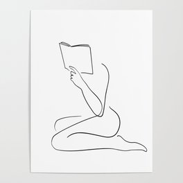 Reading Naked n.4 Poster