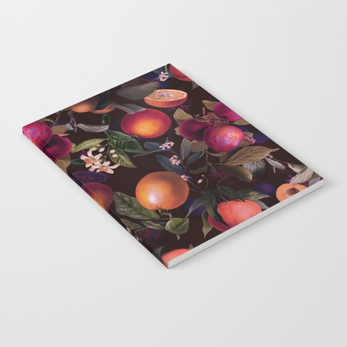 Vintage Fruit Pattern XXIV Notebook