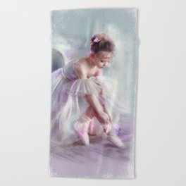 Ballerina Beach Towel