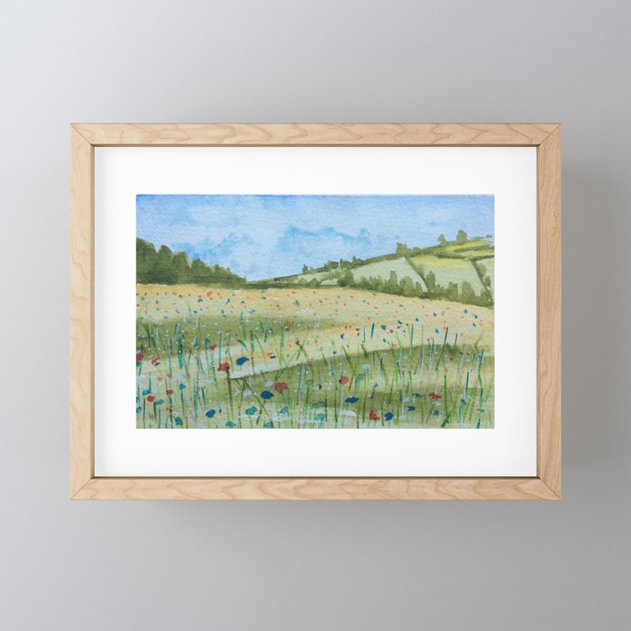 Irish Countryside Framed Mini Art Print