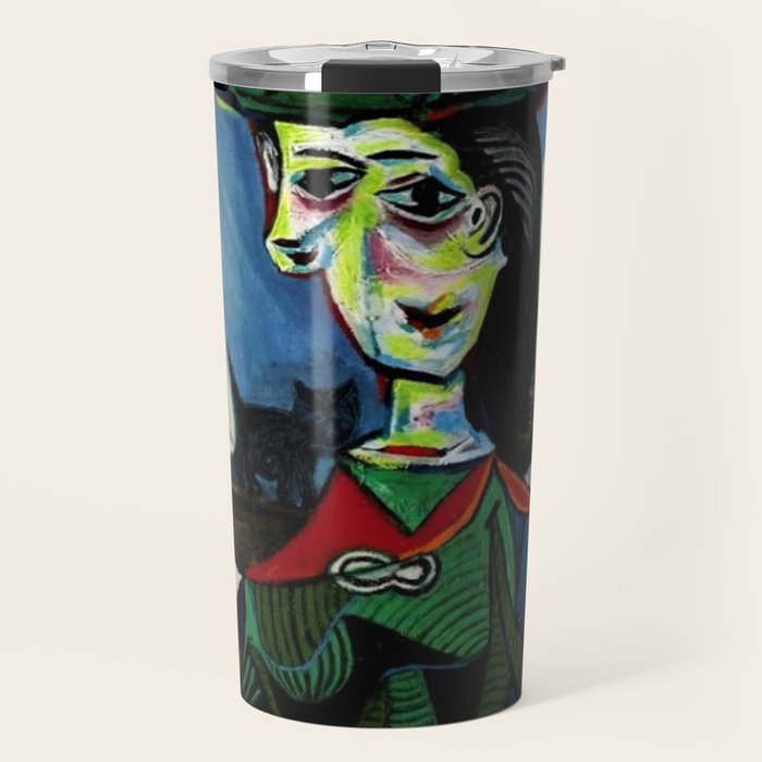 Dora Maar Au Chat By Pablo Picasso Travel Mug By Providenceatheneumarts Society6