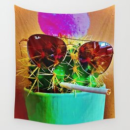 Bobby Puncher The bossy prickly cactus. Wall Tapestry