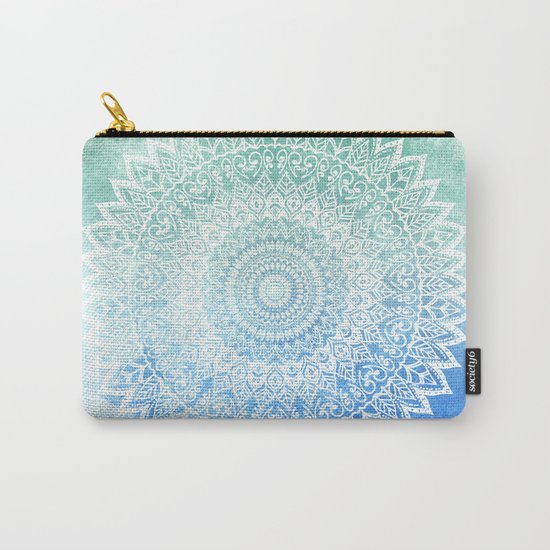 OCEAN PASSION LEAVES MANDALA Carry-All Pouch