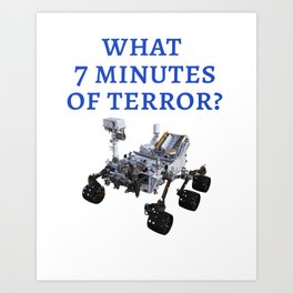 7 Minutes Of Terror Art Print