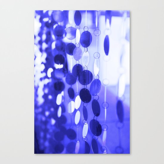 GLAM CIRCLES #Blue #2 Canvas Print