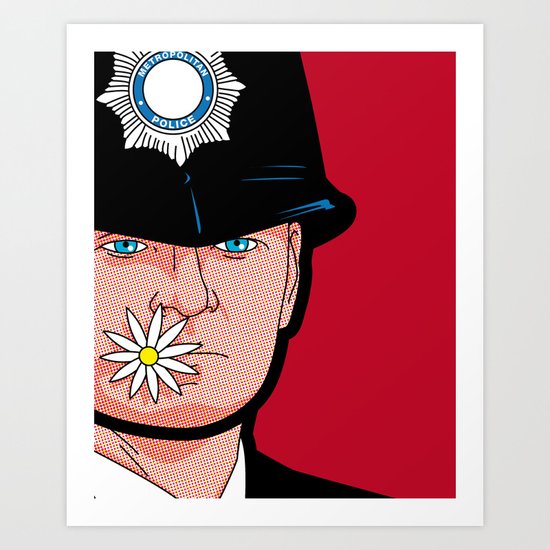 Pop Icon - Banksy Wink Art Print