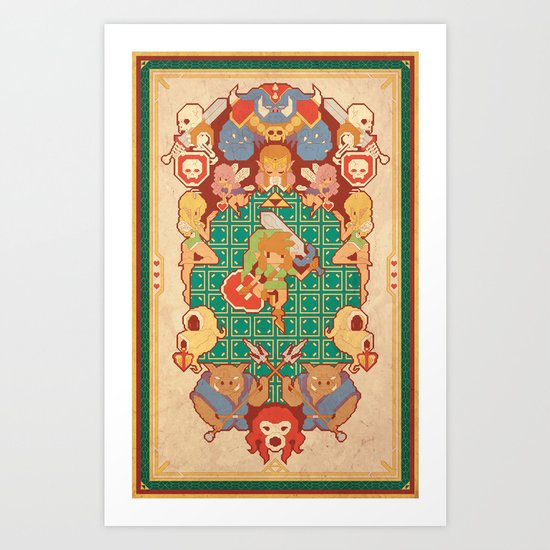 Past Legends Art Print