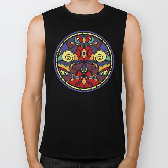 Surface Symmetry Biker Tank