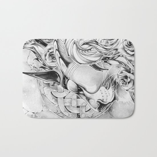 King of Roses Bath Mat