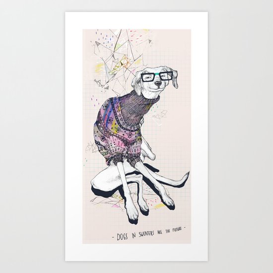 Dog Art Print