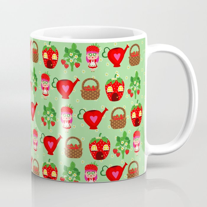 Mini Tiny Strawberry Girl Coffee Mug