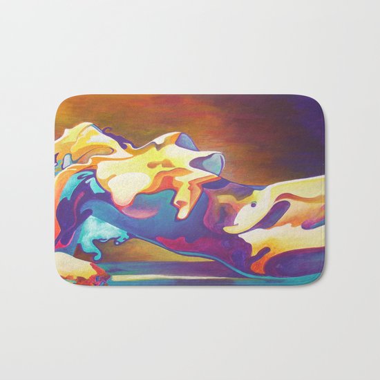 The United Colours of Orgasm Thermal Nude Bath Mat